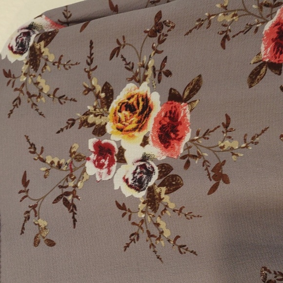 SLIGHTLY USED XXL FLORAL PRINT BELL SLEEVE KIMONO CARDIGAN LOOSE COVERUP - Picture 9 of 11